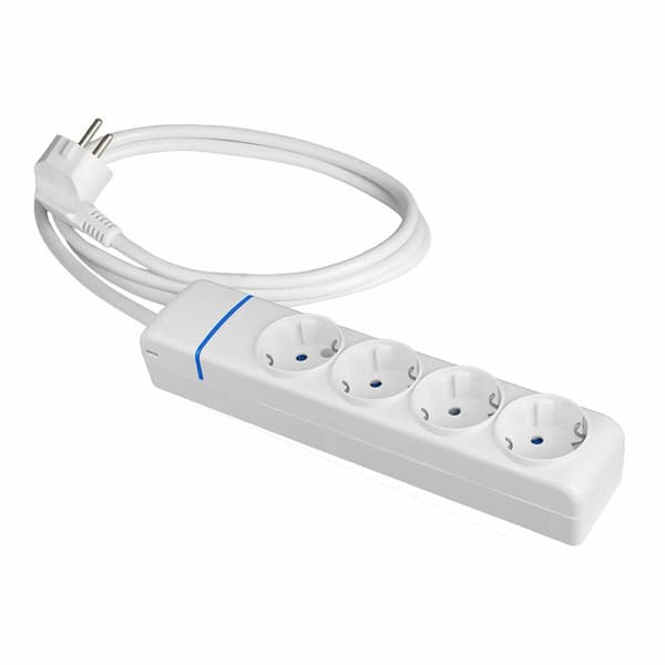 Skjøteledning med 4 uttak uten bryter Solera 8014p 250 V 16 A (1,5 m)
