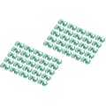 Miniatyrbild 1 av 2: DIGITUS färgade klämmor för RJ45 Patch-kablar - Färgorganisation av nätverkskablar - 100 stycken - för Cat 5e LAN-kablar,