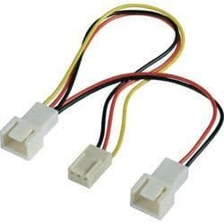 Akasa 3-stifts splitterkabel - kabel och adapter