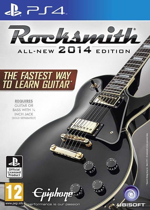Real Tone Cable - Ubisoft - Rocksmith 2014 - Playstation 4 - UK Import - Svart