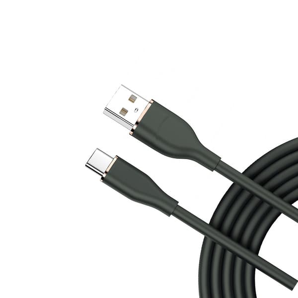 INF Snabbladdningskabel - 2m - Real Silikon Type-C till Type-C 60W