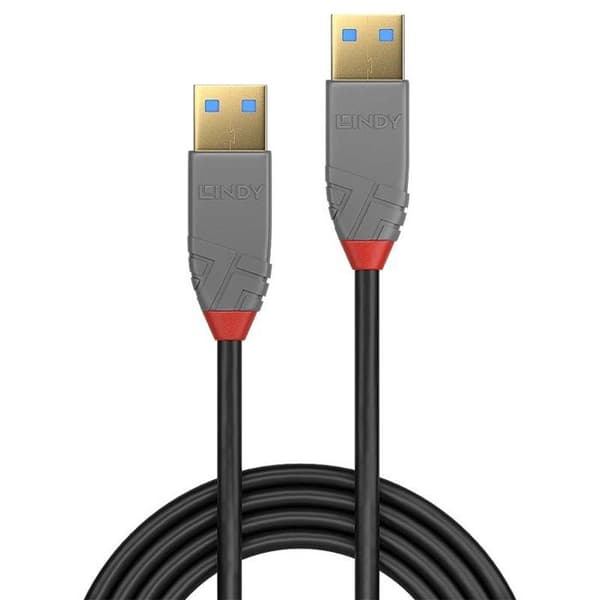LINDY USB 3.0 Typ A-kabel - Anthra Line - 3m