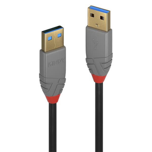 LINDY USB 3.0 Typ A-kabel - Anthra Line - 3m