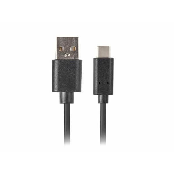 Lanberg USB-kabel CA-USBO-20CU-0018-BK USB-A till USB Typ C-KONTAKTAR QC 3.0 1.8M Svart - CA-USBO-20CU-0018-BK