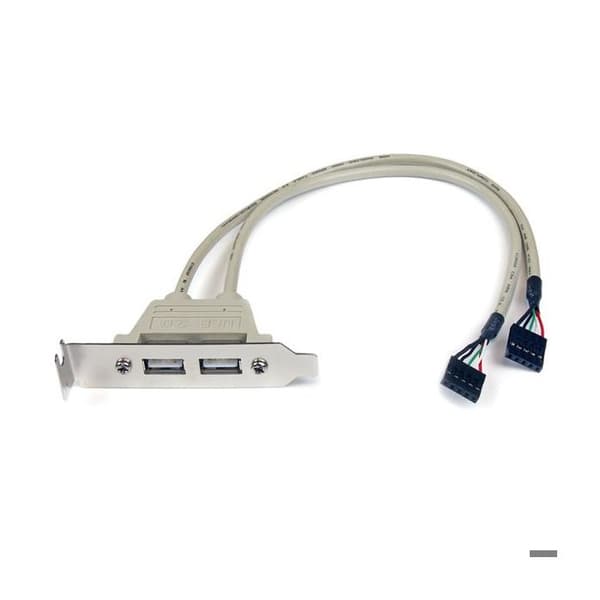 USB 2.0-adapter - STARTECH.COM - 2 USB A-portar - Låg profil - IDC 5 stift - Livstidsgaranti