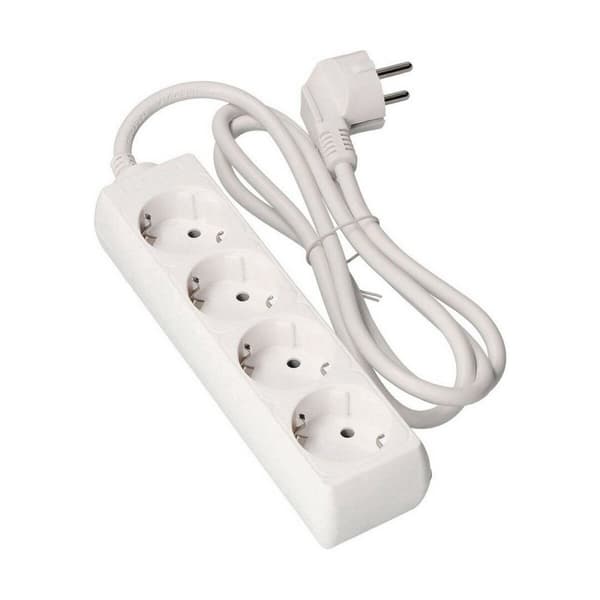 4-stiks bundkort uden tænd/sluk-knap EDM 41004 Schuko (1,5 m)
