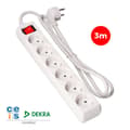 Pikkukuva 2 / 2: Jatkorasia - 6 pistoketta kytkimellä EDM 41046 Schuko (3 m)