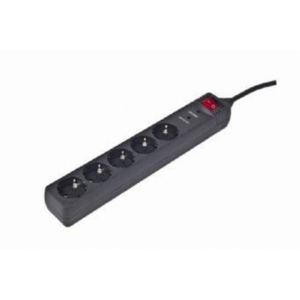 Stikdåse - 5 udtag med kontakt Energenie SPG5-C-15 (4,5 m)