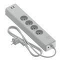 Pikkukuva 1 / 3: 4-pistokkeinen jakorasia ilman virtakytkintä Calex USB x 2