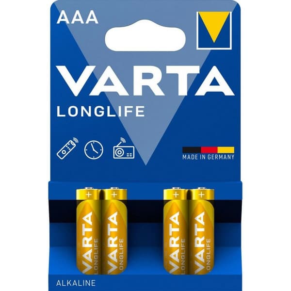 Alkalinebatterier Varta 4103 1,5 V AAA (4 enheder)