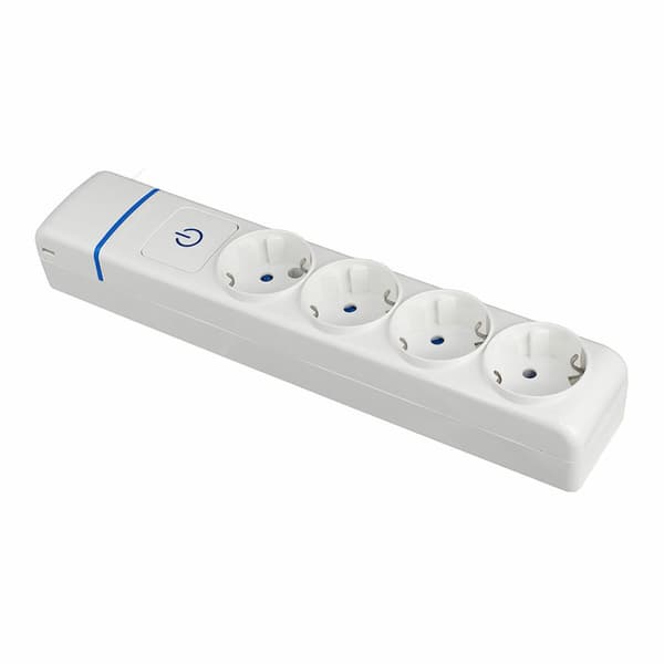4-pistokkeinen jakorasia virtakytkimellä Solera 8004pil 250 V 16 A