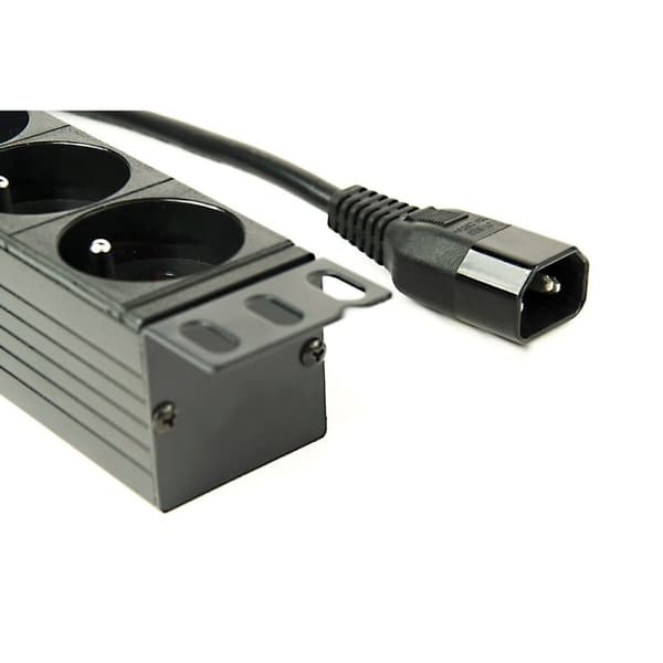 Schuko 19 "8 Way multistikdåse med tænd/slukkontakt GEMBIRD EG-PDU-014-FC14 (3 m)