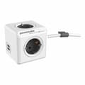 Pikkukuva 3 / 4: Kuutio monitoimiliittimillä Allocacoc Powercube Extended 1402 USB 250 V 16 A 1,5 m
