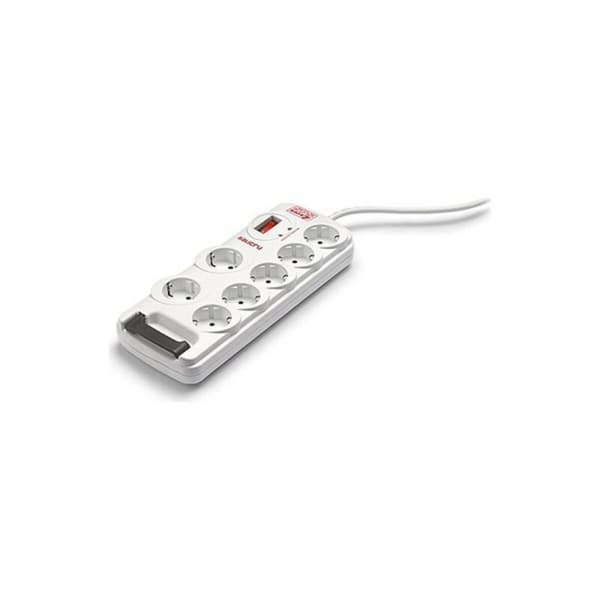 7 Stiks-forlængere kabel med omformer Salicru SPS SAFE 7 RJ11 2300W (1,8 m)