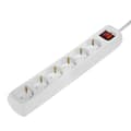 Miniatyrbillede 1 af 2: Schuko 6 Way multistikdåse Hama 00030384 1,4 m Hvid (1,4 m)