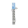 Miniatyrbillede 2 af 2: Stikdåse - 6 udtag med kontakt Philips CHP2164W/62 (1,5 m)