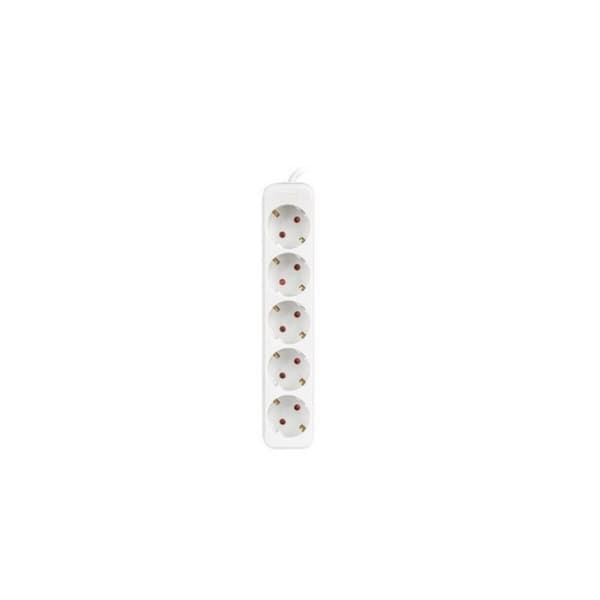 Förgreningslist 5 Tomas Schuko Lanberg 2500 W 3 m Vit