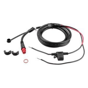 Garmin Kabel Med Gevindstrømkabel Sort