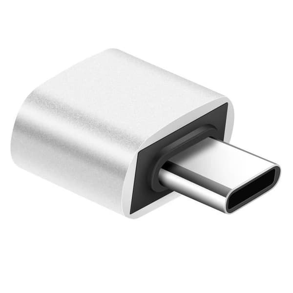 USB C-adapter - MacBook - Hane till Hona - 480 Mbps - Silver - USB 2.0