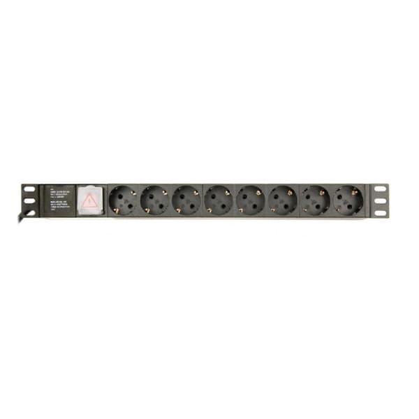 Jatkorasia - 8 pistoketta kytkimellä GEMBIRD EG-PDU-014-C14 (3 m)