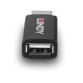 Miniatyrbild 4 av 4: Anslutningskabel för Lindy USB 2.0 Typ A till A dataskåp med batteriladdning 1.2