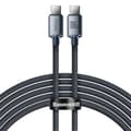 Miniatyrbild 1 av 6: Typ-C till Type-C-kabel, 100W, 2m - Baseus - Svart