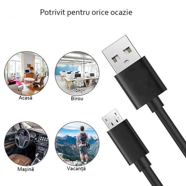 USB till Micro-USB kabel, 1m - Samsung - Vit