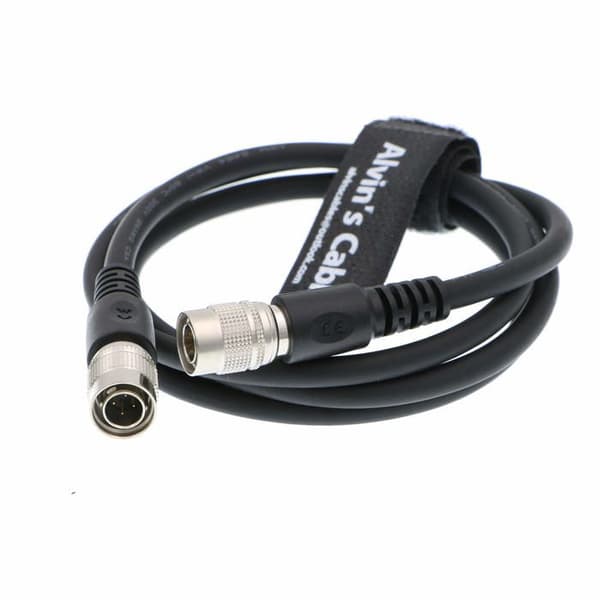 Alvins kablar - CB-H4T4 - 4 Pin Hirose Hane till 4 Pin Hirose Hane Strömkabel för ljudenheter Mixers 1M