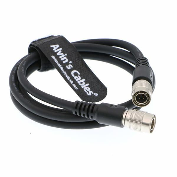 Alvins kablar - CB-H4T4 - 4 Pin Hirose Hane till 4 Pin Hirose Hane Strömkabel för ljudenheter Mixers 1M
