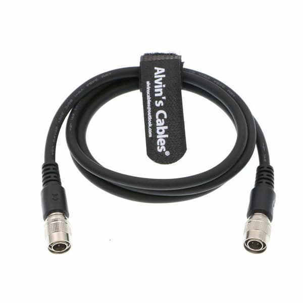 Alvins kablar - CB-H4T4 - 4 Pin Hirose Hane till 4 Pin Hirose Hane Strömkabel för ljudenheter Mixers 1M