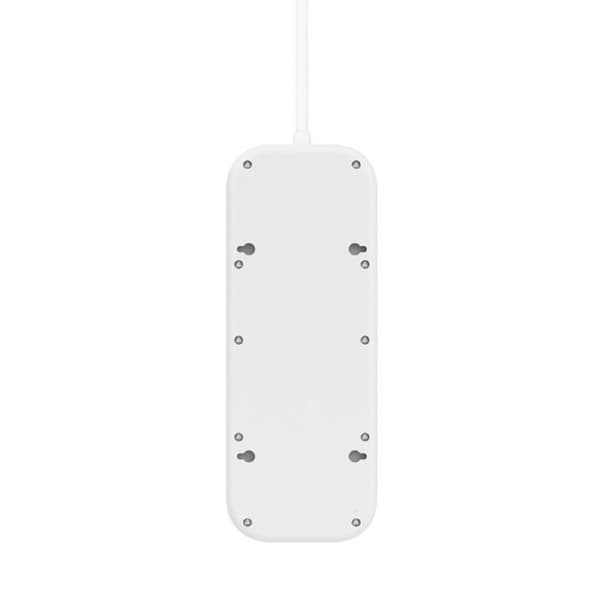 Stikdåse - 6 udtag med kontakt Belkin Connect SRB002VF2M Hvid