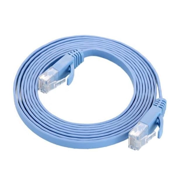 Konsolrulle RJ45 1m - MICRO CONNECT - W125922029 - Blå - Svart