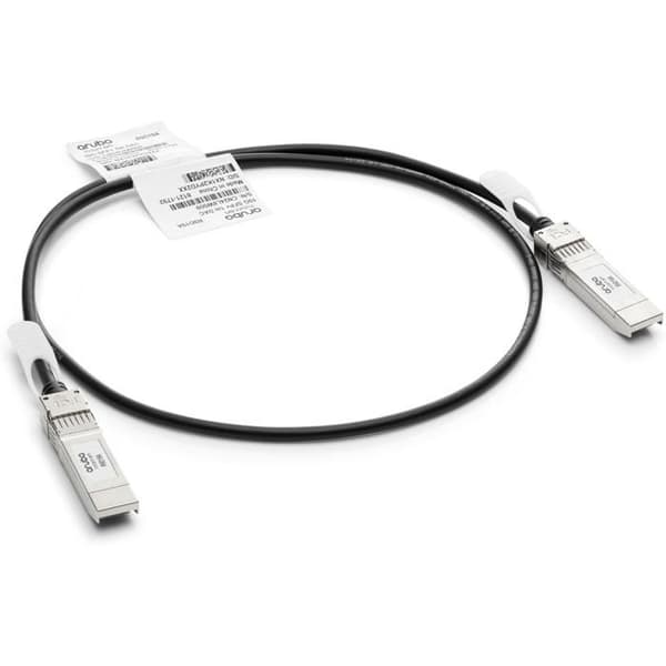 Fiberoptisk kabel - ARUBA - R9D19A - 1 m - SFP+ - Dataöverföring med 10 Gbit/s