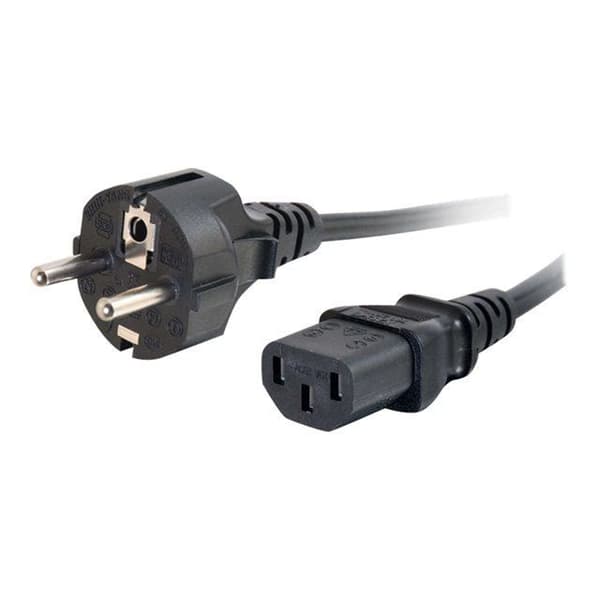 Universal strömkabel - Cables to Go - 88547 - 10 m - Svart - Gjuten