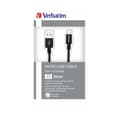 Miniatyrbild 2 av 4: Verbatim 48866 USB-kabel - 0,3 m - USB A till Micro-USB A - Svart