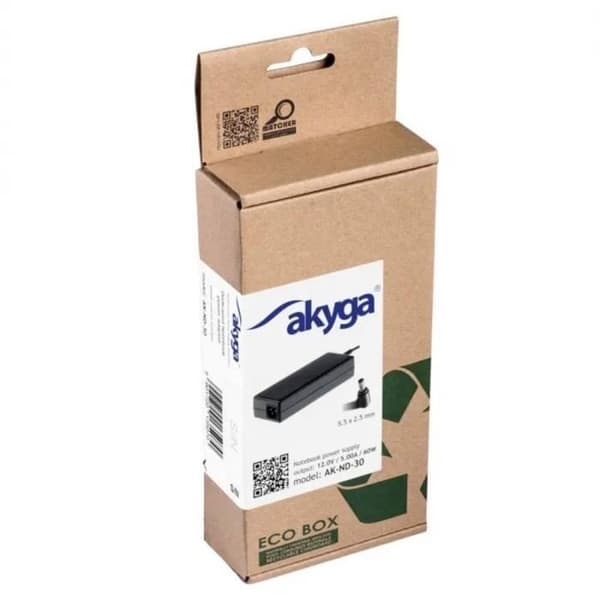 Akyga Laptop Strömförsörjning 60 W 12 V/DC 5 A Svart