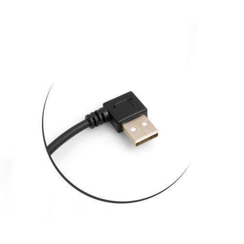 System-S USB 3.1 Typ C 90 vinklad till adapterkabel USB 2.0 typ A 90 vinklad vinklad laddnings- och laddningskabel