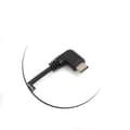 Miniatyrbild 2 av 3: System-S USB 3.1 Typ C 90 vinklad till adapterkabel USB 2.0 typ A 90 vinklad vinklad laddnings- och laddningskabel