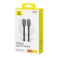 Miniatyrbild 8 av 10: Snabbladdningskabel Baseus Crystal Shine USB-C till USB-C 100W, 1,5m, 20Gb (svart)