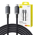 Miniatyrbild 10 av 10: Snabbladdningskabel Baseus Crystal Shine USB-C till USB-C 100W, 1,5m, 20Gb (svart)
