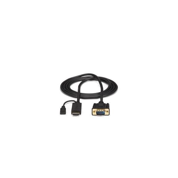 HDMI till VGA-adapterkabel - STARTECH - 3 m - Svart - 1920x1200 - Aktiv konverterare