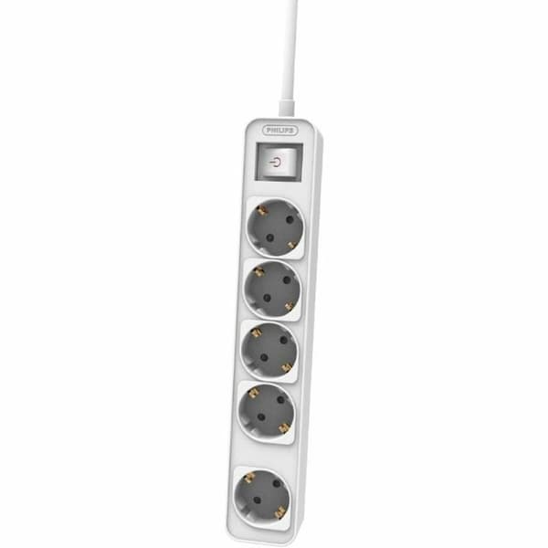 Jatkorasia - 5 pistoketta kytkimellä Philips CHP2154W/10