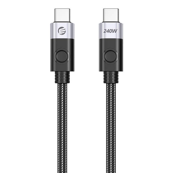Orico 240W USB-C til USB-C ladekabel, 1 m (sort)