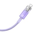 Pikkukuva 6 / 11: Pikalatauskaapeli Baseus USB-A - Lightning Explorer Series 1m 2.4A (violetti)