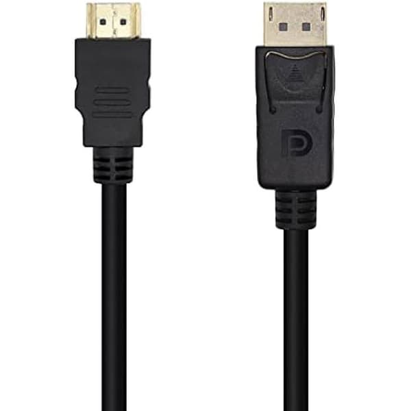 DISPLAYPORT till HDMI-omvandlarkabel - AISENS - A125-0461 - Svart - 5,0 m