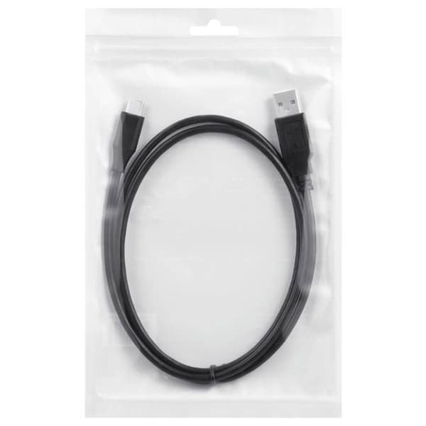 Perixx USB-kabel USB 2.0 USB-A hane, USB-C® hane 1 m svart 11796