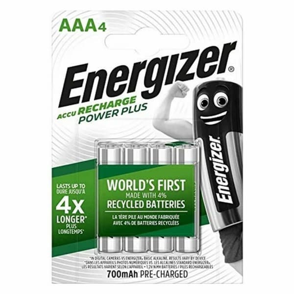 Genopladelige batterier Energizer AAA-HR03 700 mAh 1,2 V AAA HR03 (4 enheder)