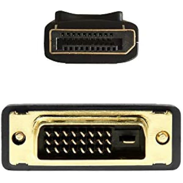 AISENS A125-0366 DisplayPort till DVI hane till DVI hane omvandlarkabel svart 2m