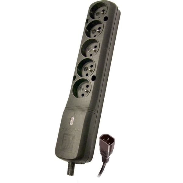 5-stiks bundkort uden tænd/sluk-knap Lestar LZ- 530 BW G-A K.:CZ IEC320 (1,5 m)
