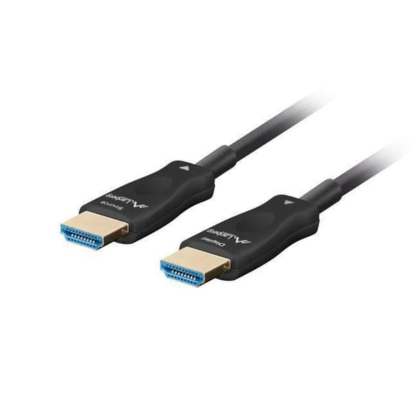 Lanberg HDMI M/M v2.1 50M 8K svart optisk OAC - 5901969437553